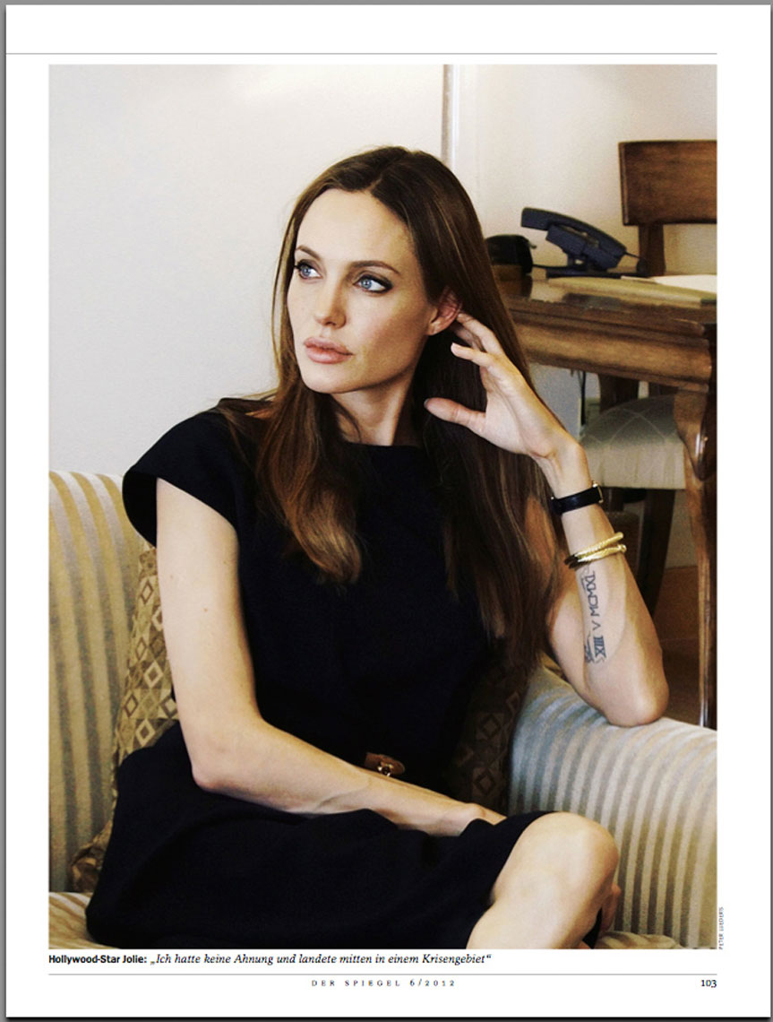Angelina Jolie by PETER LueDERS