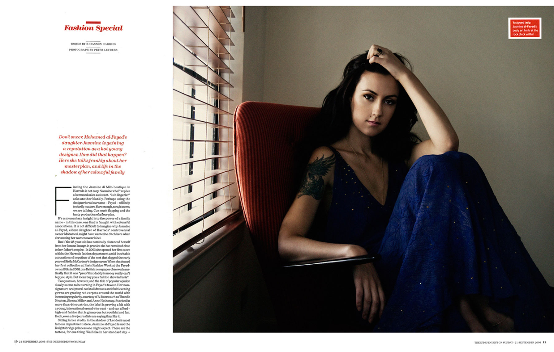 Jasmine Al Fayed by PETER LueDERS